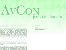 Tablet Screenshot of 2004.avonleaconvention.org